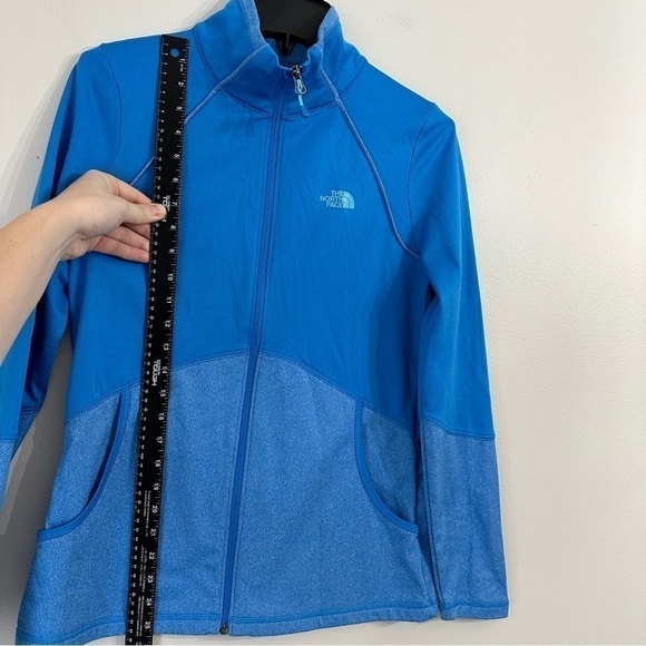 The North Face Woman’s Medium Blue Cinder 100Athletic Jacket Full Zip Sweatshirt - Picture 8 of 9